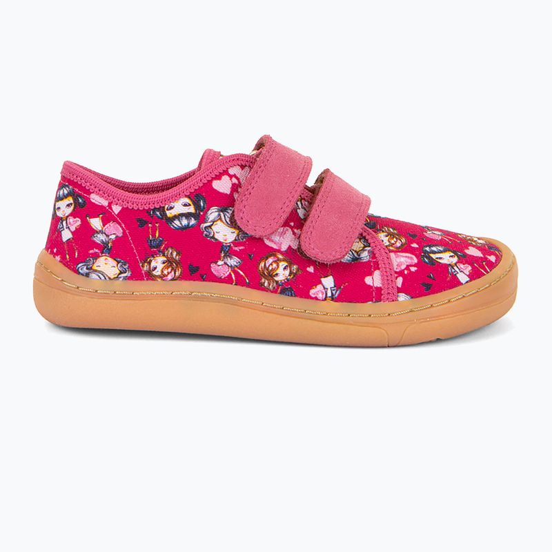Buty barefoot dziecięce Froddo Canvas fuxia+ 9