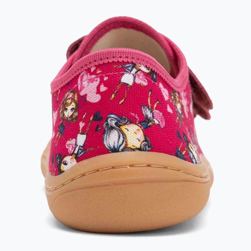 Buty barefoot dziecięce Froddo Canvas fuxia+ 6