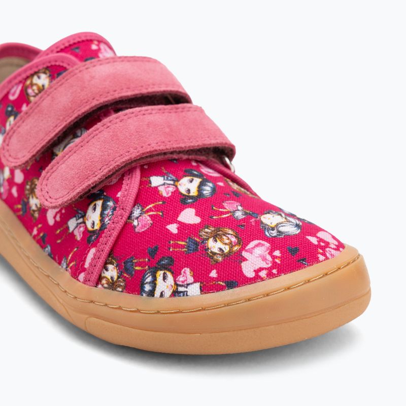 Buty barefoot dziecięce Froddo Canvas fuxia+ 7
