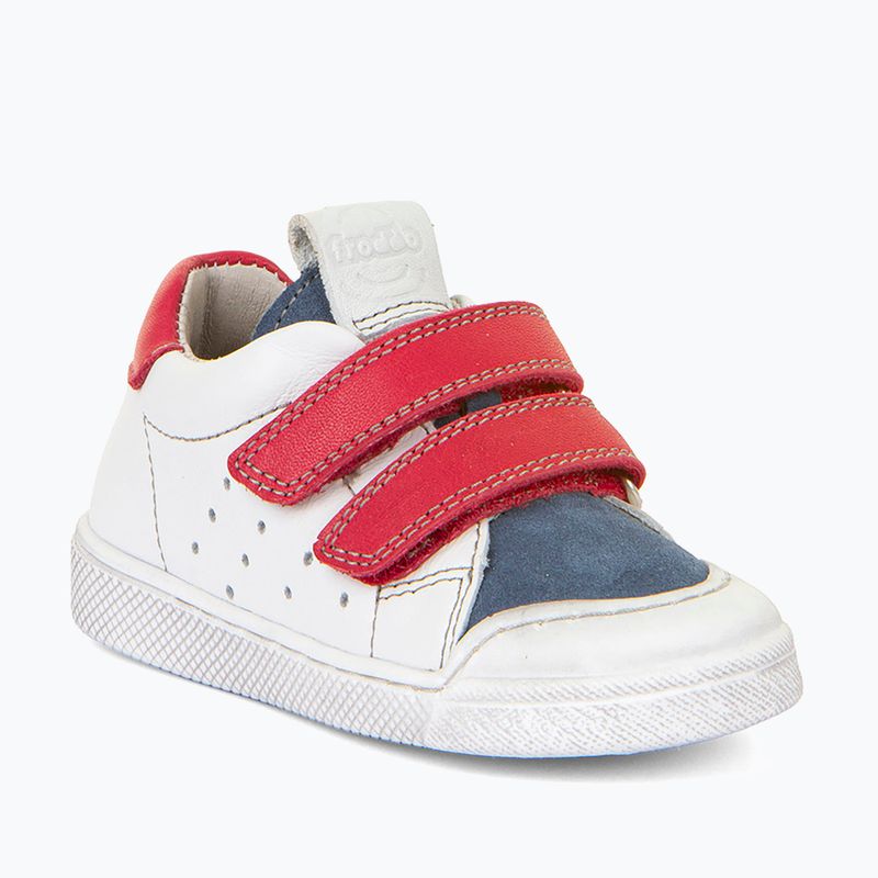 Buty barefoot dziecięce Froddo Rosario white/red 8
