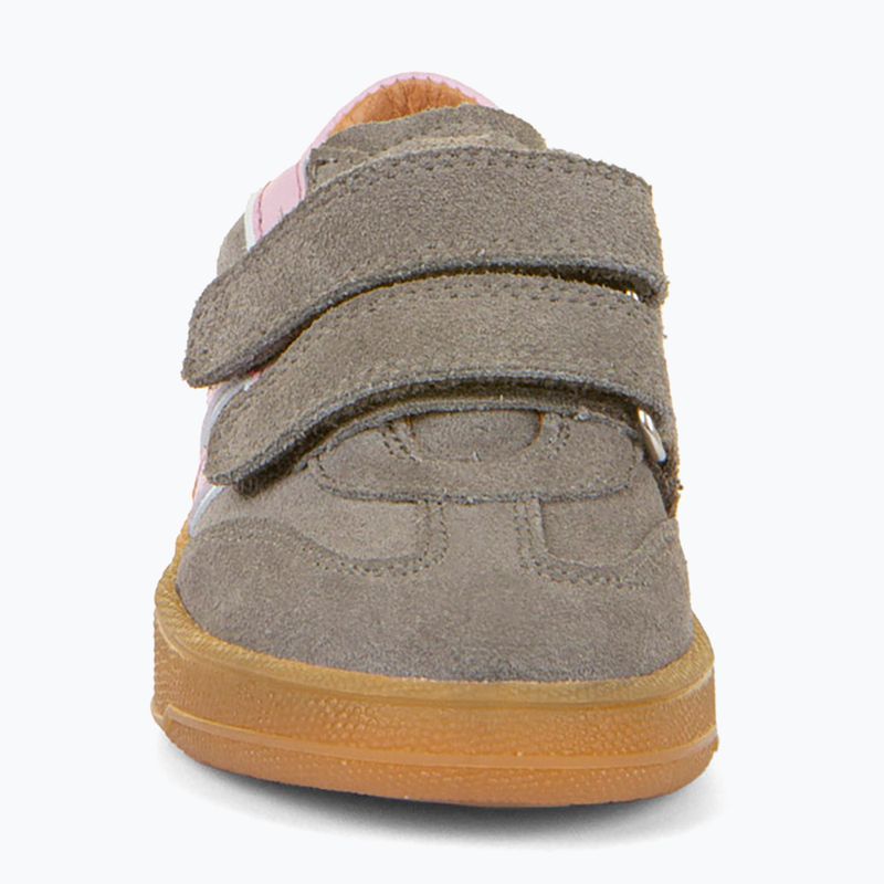 Buty barefoot dziecięce Froddo G3130269 light grey/pink 4