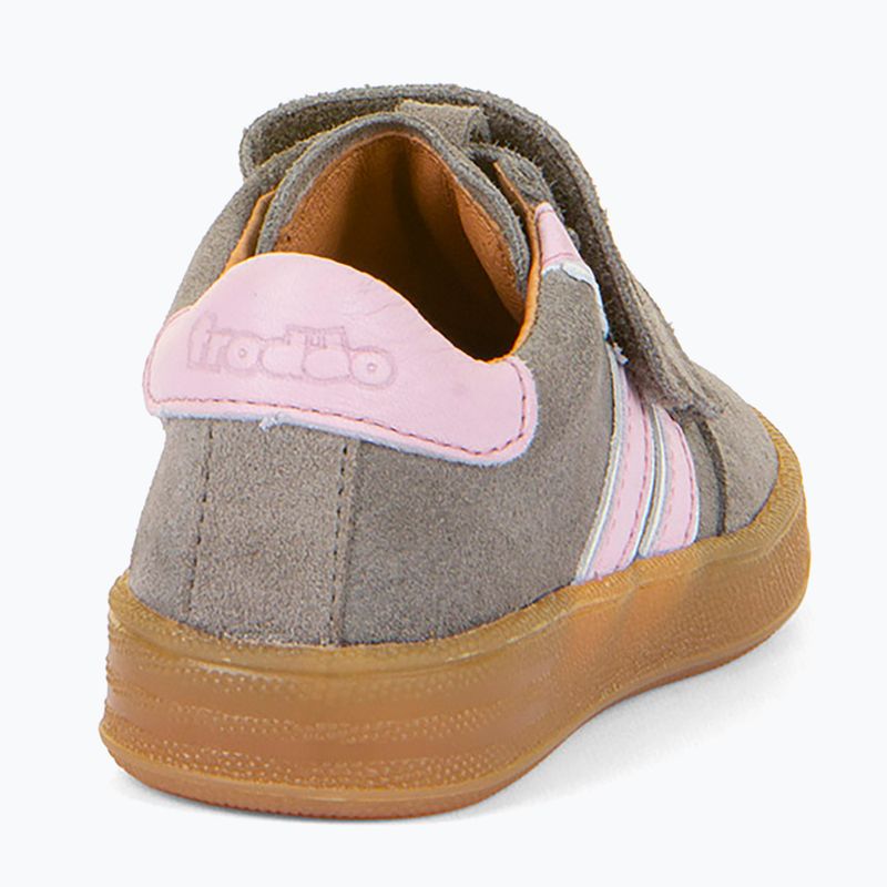 Buty barefoot dziecięce Froddo G3130269 light grey/pink 5