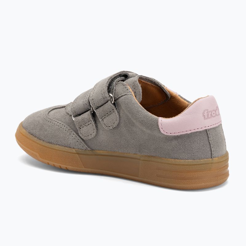 Buty barefoot dziecięce Froddo G3130269 light grey/pink 3