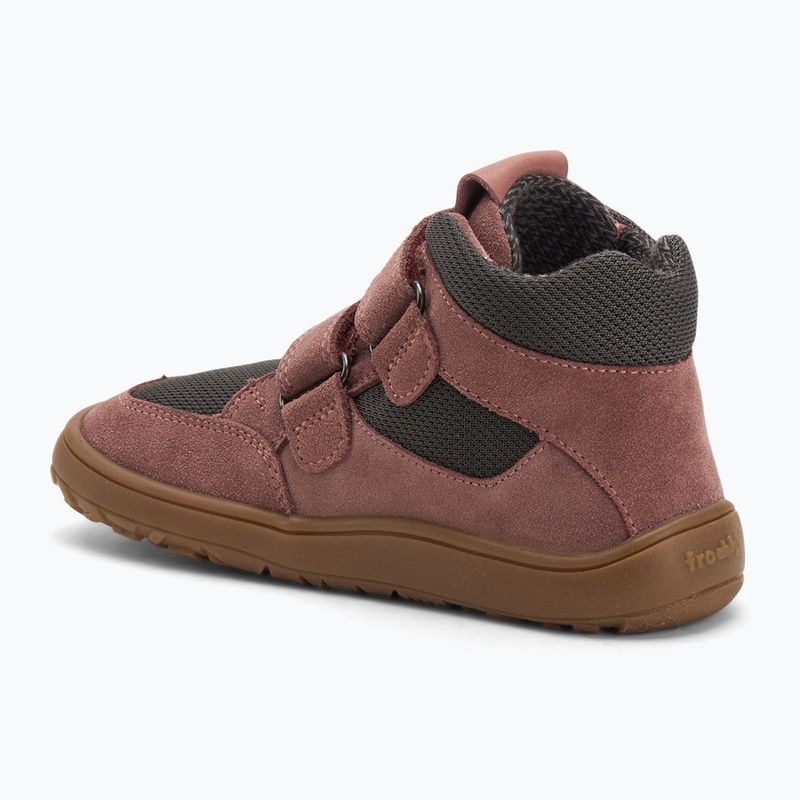 Buty barefoot dziecięce Froddo Tex Autumn grey/pink 3