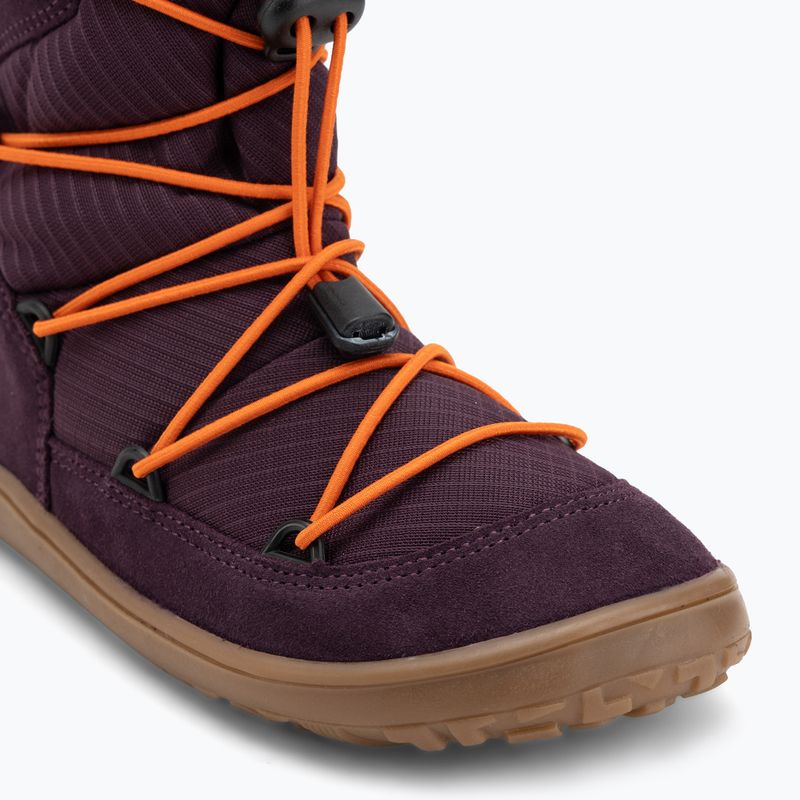 Śniegowce barefoot dziecięce Froddo Tex Track Wool purple 7