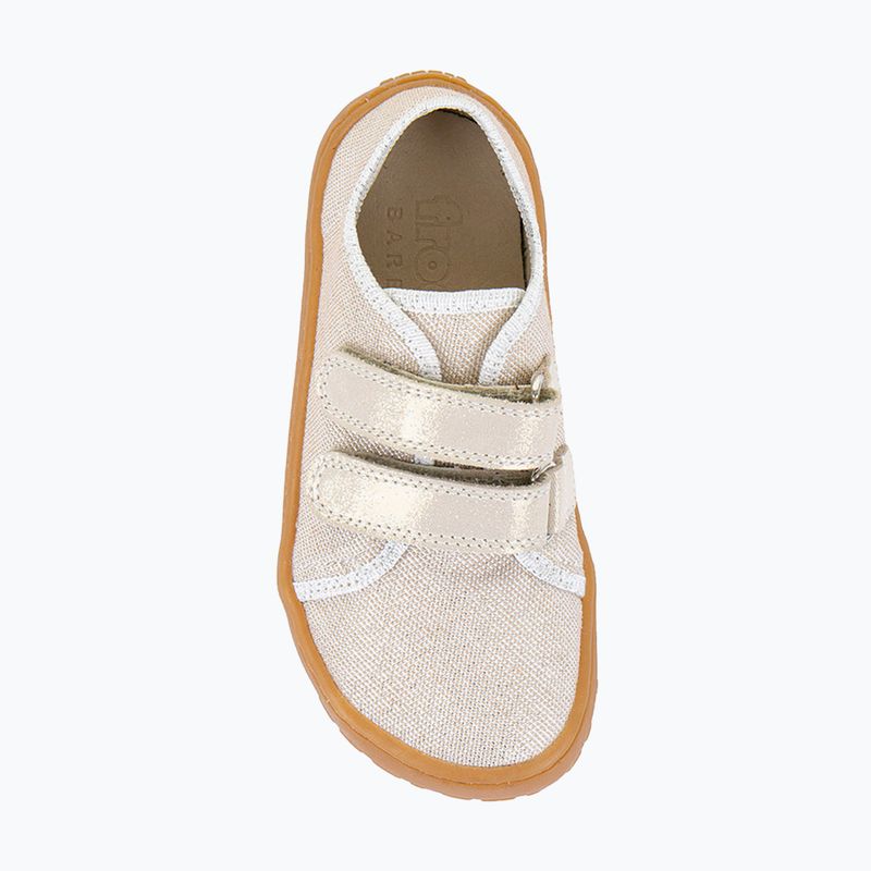 Buty barefoot dziecięce Froddo Canvas gold shine 6