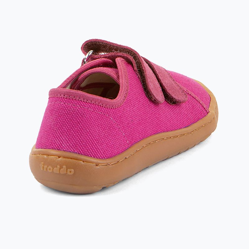 Buty barefoot dziecięce Froddo Canvas fuxia 5
