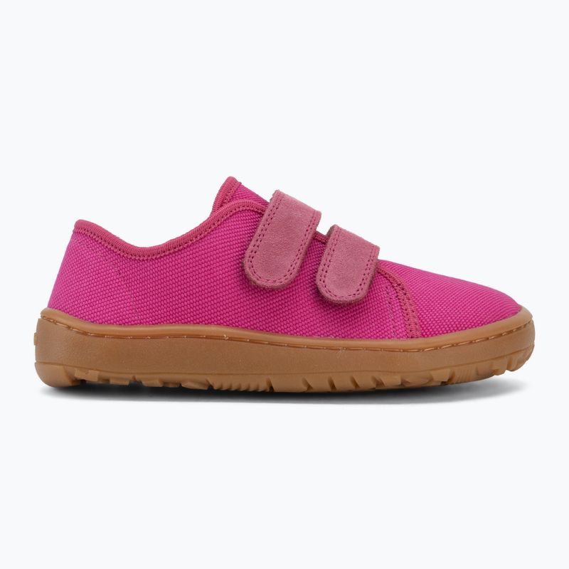 Buty barefoot dziecięce Froddo Canvas fuxia 2
