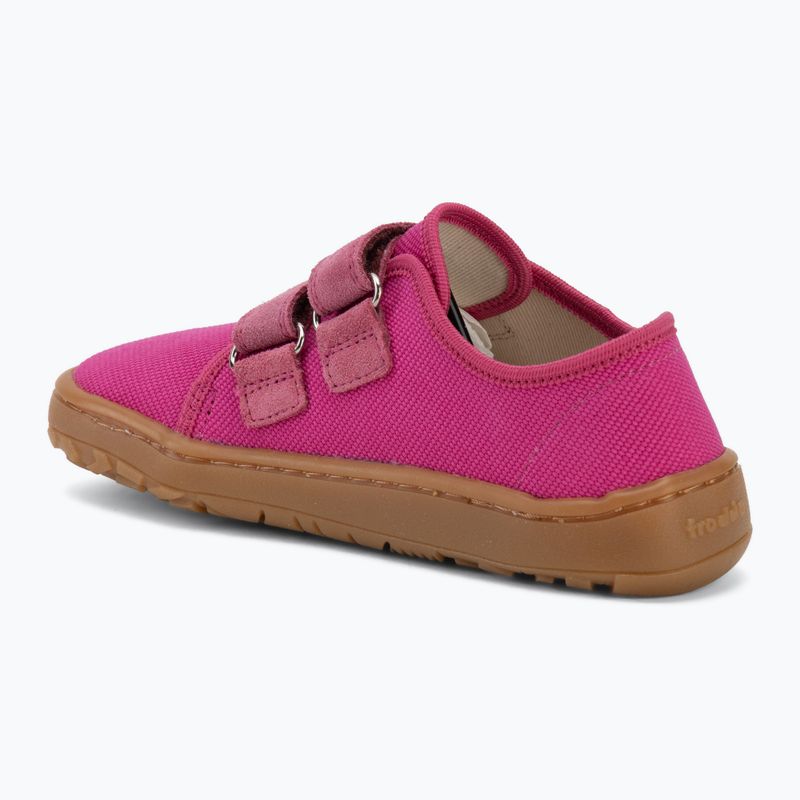 Buty barefoot dziecięce Froddo Canvas fuxia 3