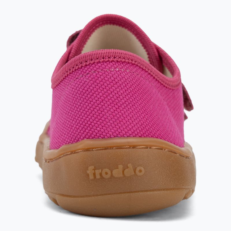 Buty barefoot dziecięce Froddo Canvas fuxia 6