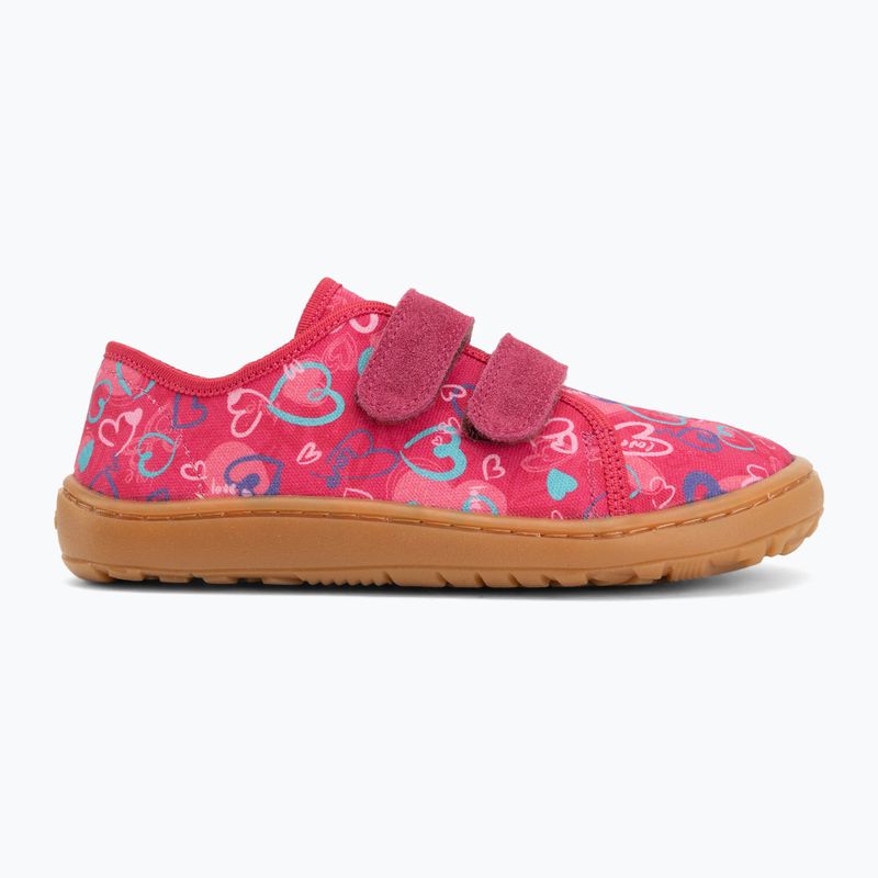 Buty barefoot dziecięce Froddo Barefoot Canvas fuxia+ 2
