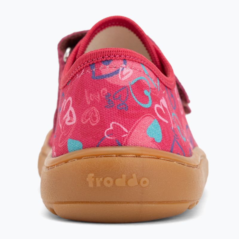 Buty barefoot dziecięce Froddo Barefoot Canvas fuxia+ 6