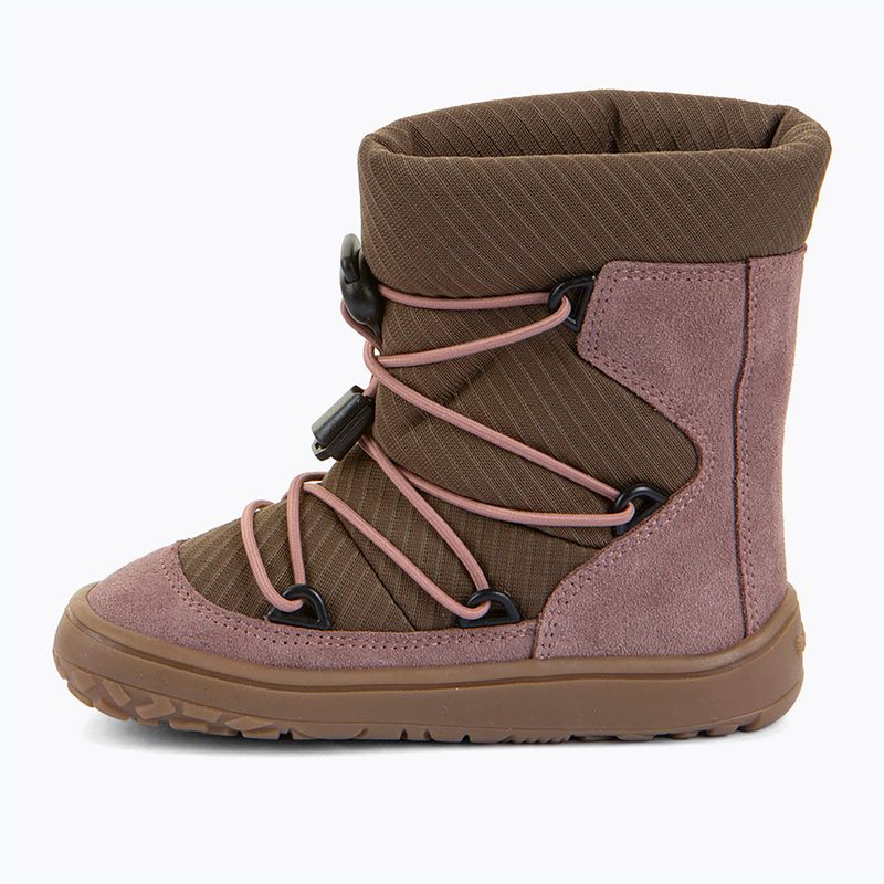 Śniegowce barefoot dziecięce Froddo Barefoot Tex Track Wool dark pink 2