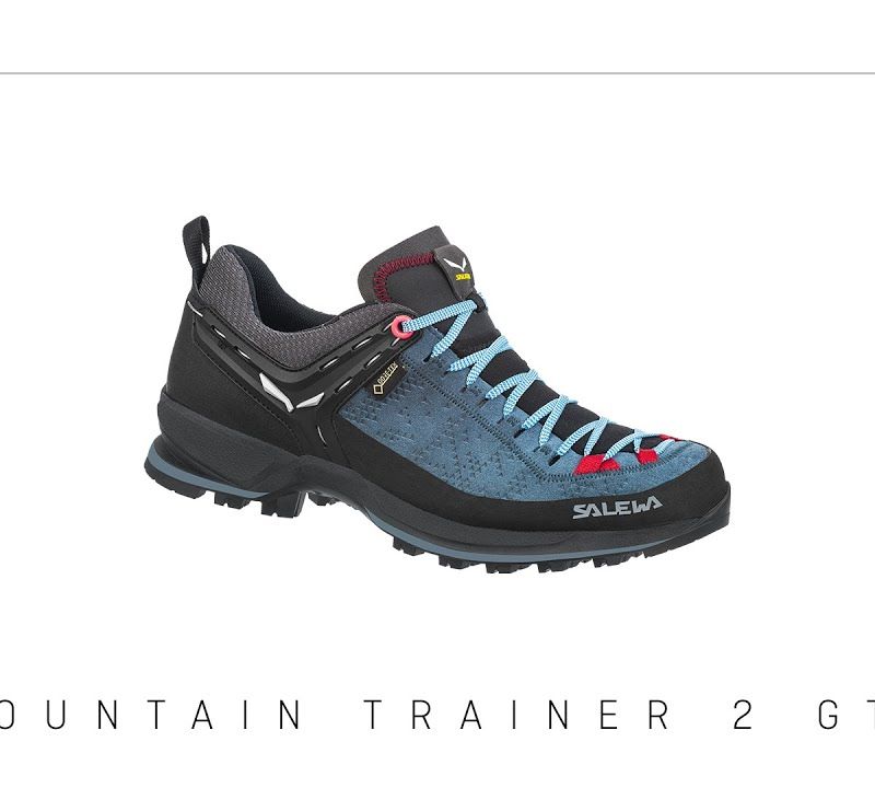 Buty trekkingowe damskie Salewa MTN Trainer 2 GTX dark denim/fluo coral 10