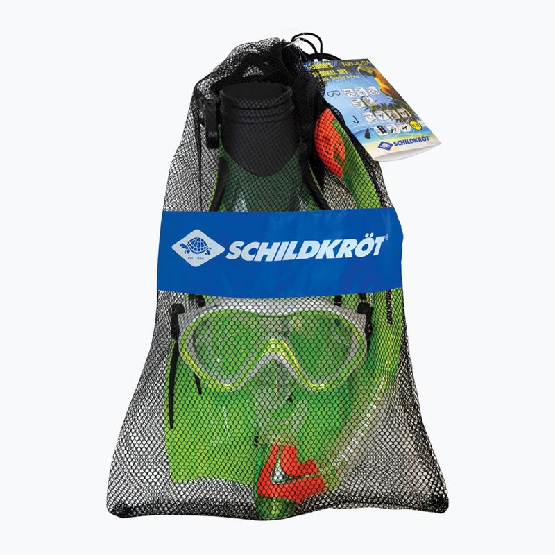 Zestaw do snorkelingu dziecięcy Schildkröt Bermuda green 11