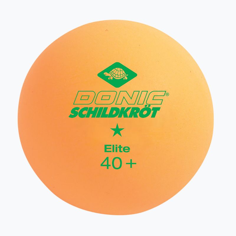 Piłeczki do tenisa stołowego Donic-Schildkröt 1-Star Elite Poly 40+ 6szt. white/orange 3