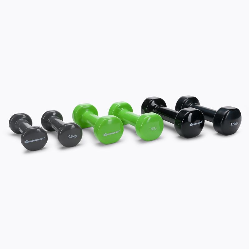 Zestaw hantli Schildkröt set Vinyl Dumbbells in Suitcase