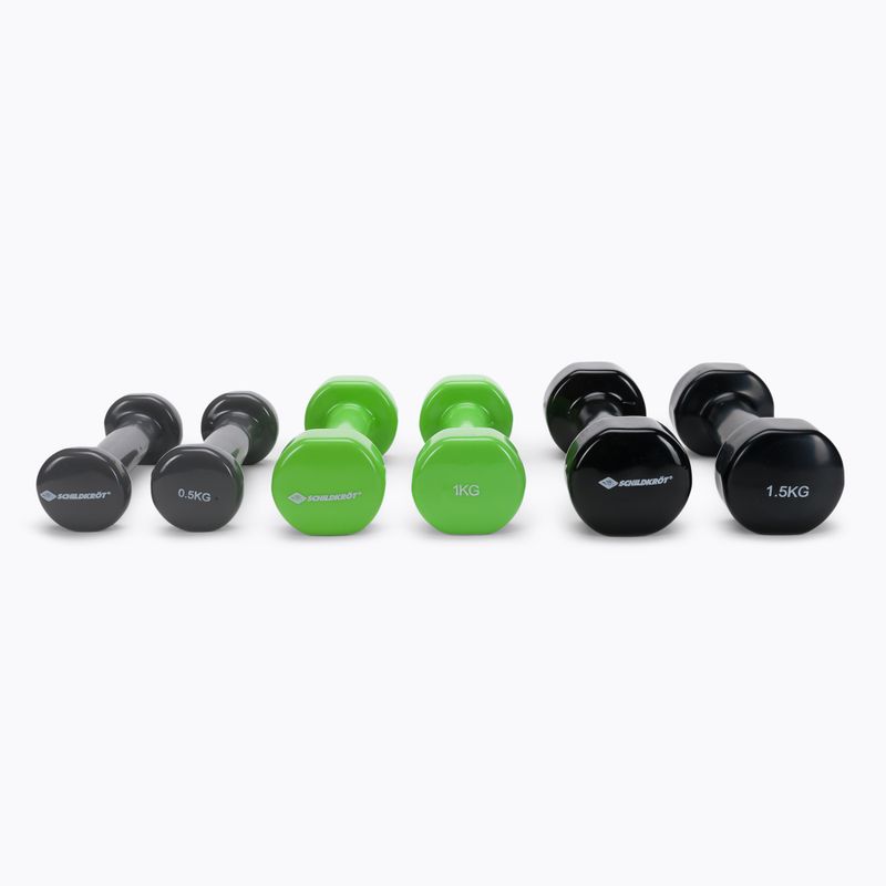 Zestaw hantli Schildkröt set Vinyl Dumbbells in Suitcase 2