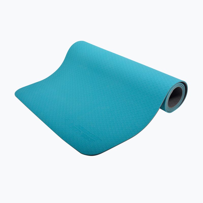 Mata do jogi Schildkröt Yoga Mat Bicolor 4 mm petrol blue/anthracite 5
