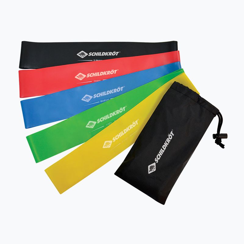 Gumy do ćwiczeń Schildkröt set of 5 Mini Resistance Band 2