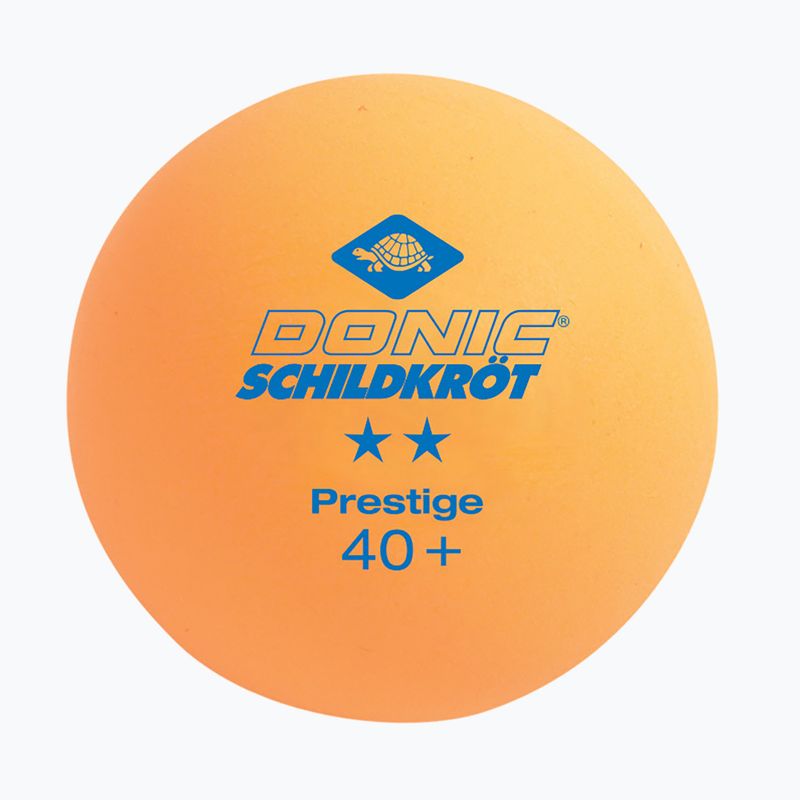 Piłeczki do tenisa stołowego Donic-Schildkröt 2-Stars Prestige Poly 40+ 3szt. orange 2