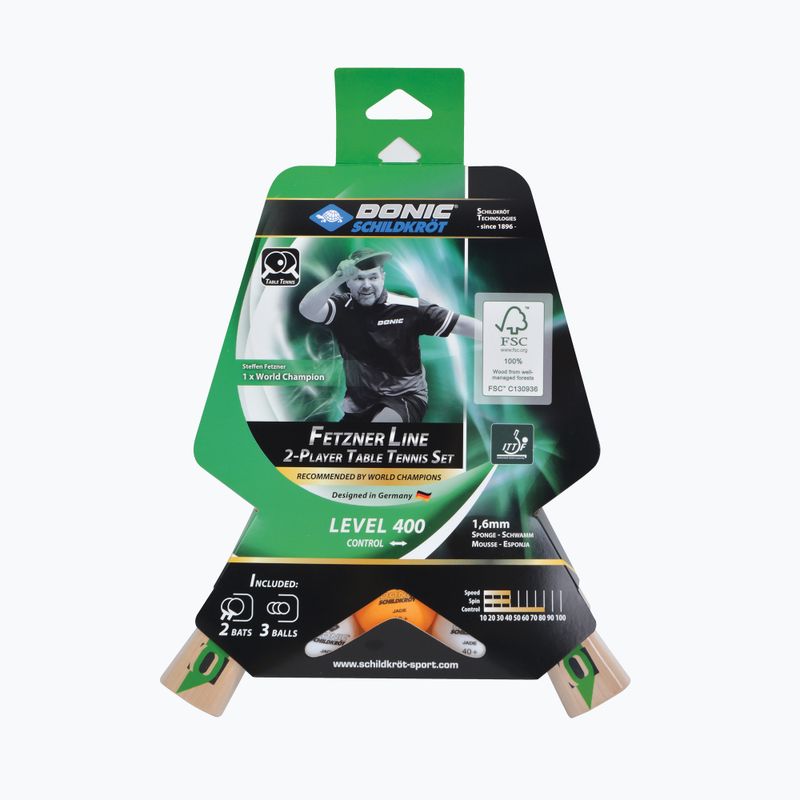 Zestaw do tenisa stołowego Donic-Schildkröt Fetzner Line 400 FSC 2