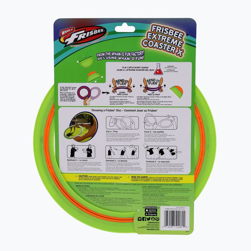 Frisbee Sunflex Extreme Coaster X zielono-pomarańczowe 81137 3