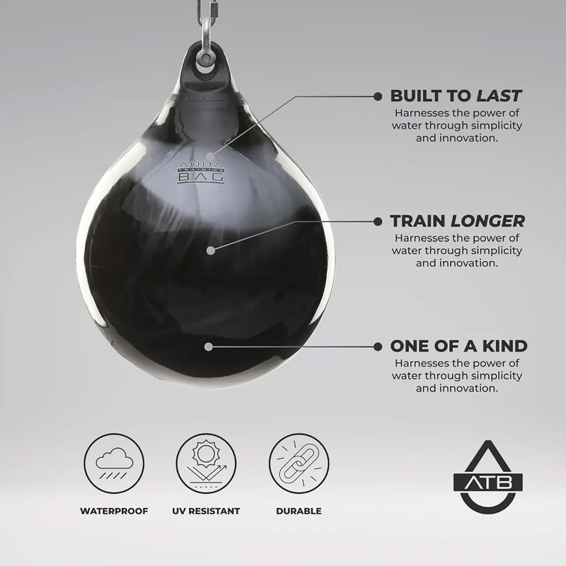 Gruszka bokserska Aqua Training Bag Energy Punching Bag 15" blue 8