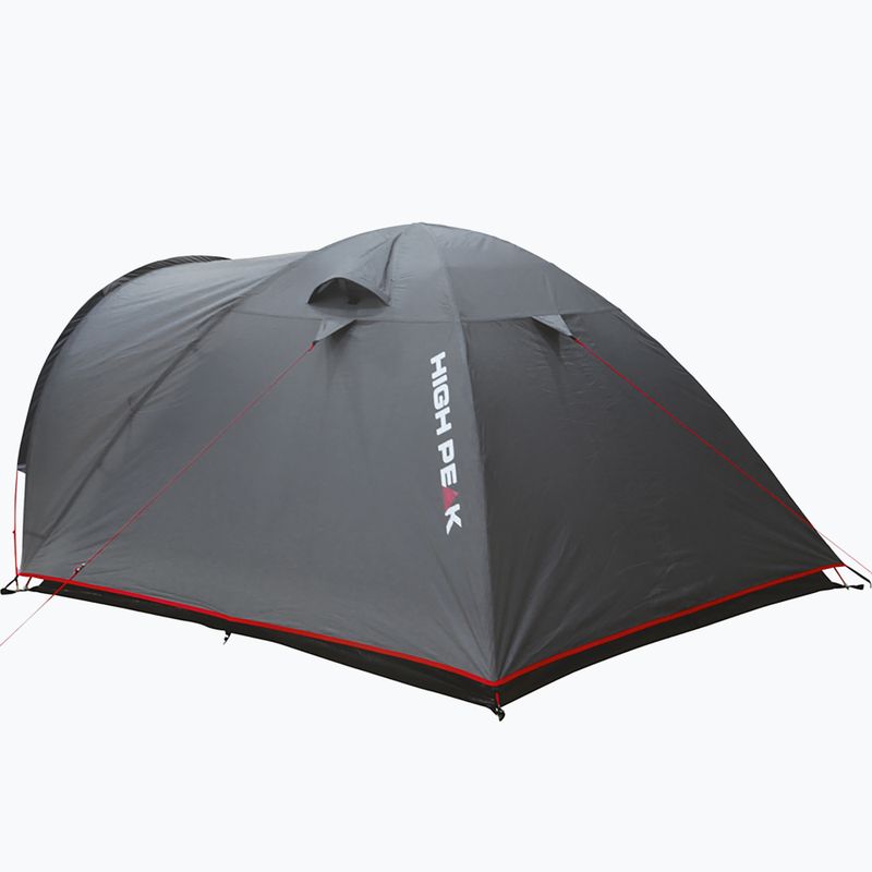 Namiot kempingowy 3-osobowy High Peak Nevada 3 dark grey/red 3