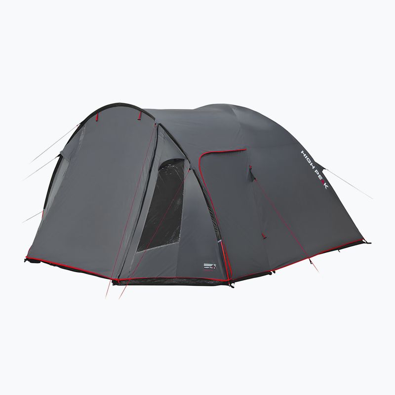 Namiot kempingowy 4-osobowy High Peak Tessin 4 dark grey/red 2