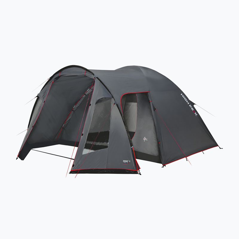 Namiot kempingowy 5-osobowy High Peak Tessin 5 dark grey/red