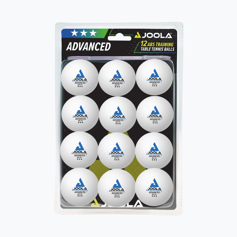 Piłeczki do tenisa stołowego JOOLA Advanced Training 40+ 12 szt. white