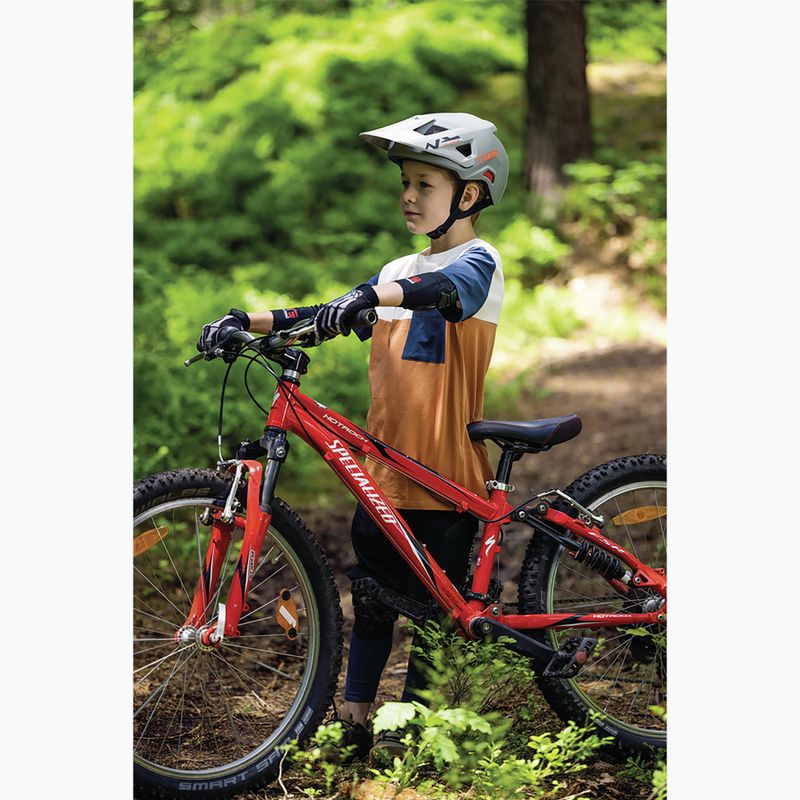 Kask rowerowy dziecięcy ABUS Youdrop FF chalk grey 7