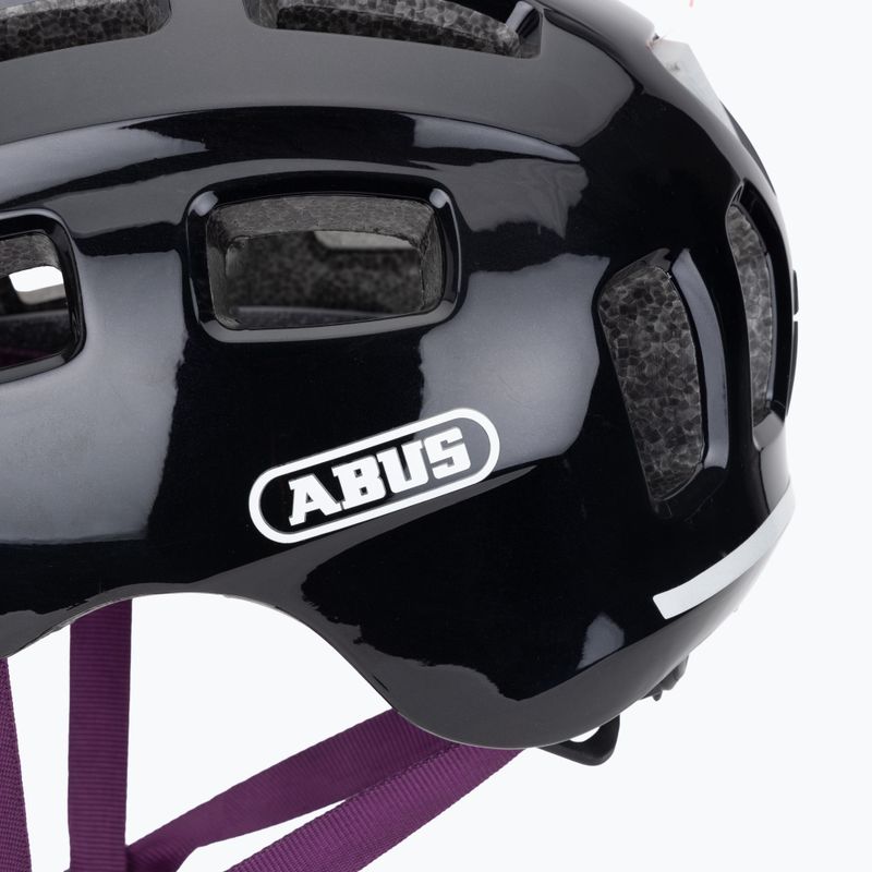 Kask rowerowy dziecięcy ABUS Youn-I 2.0 black violet 8