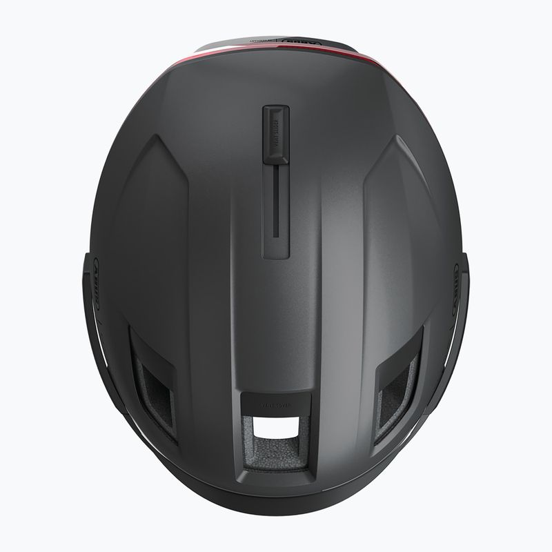 Kask rowerowy z kierunkowskazami ABUS Hyp-e Ace volcano titan 6