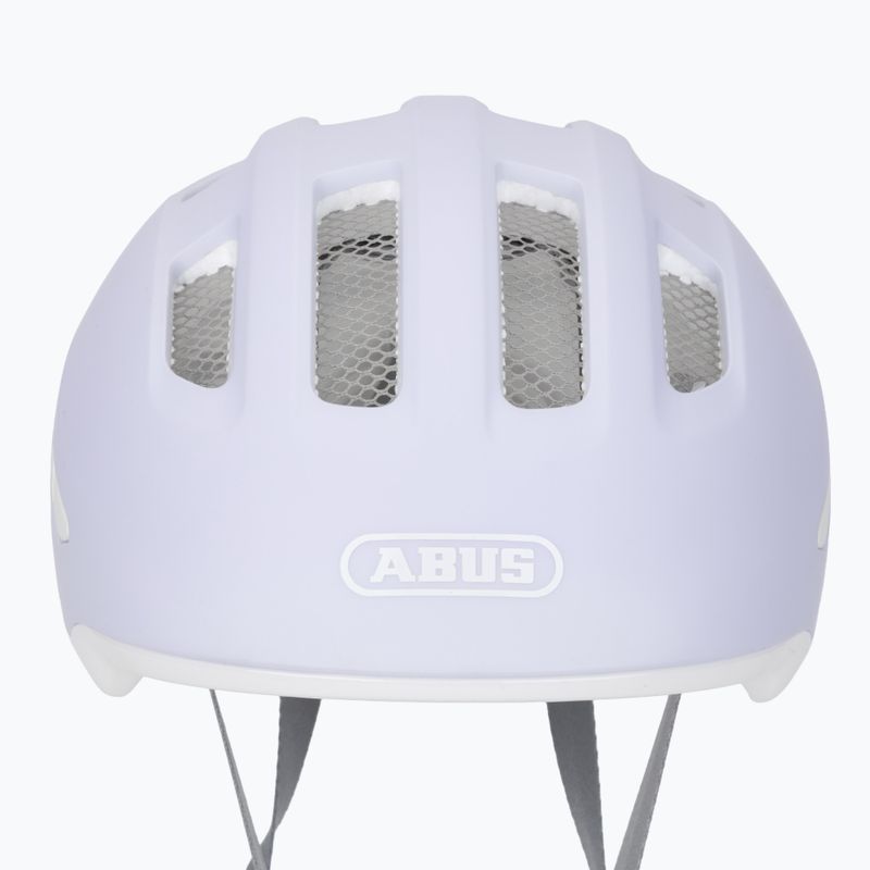Kask rowerowy dziecięcy ABUS Smiley 3.0 ACE LED pure lavender 7