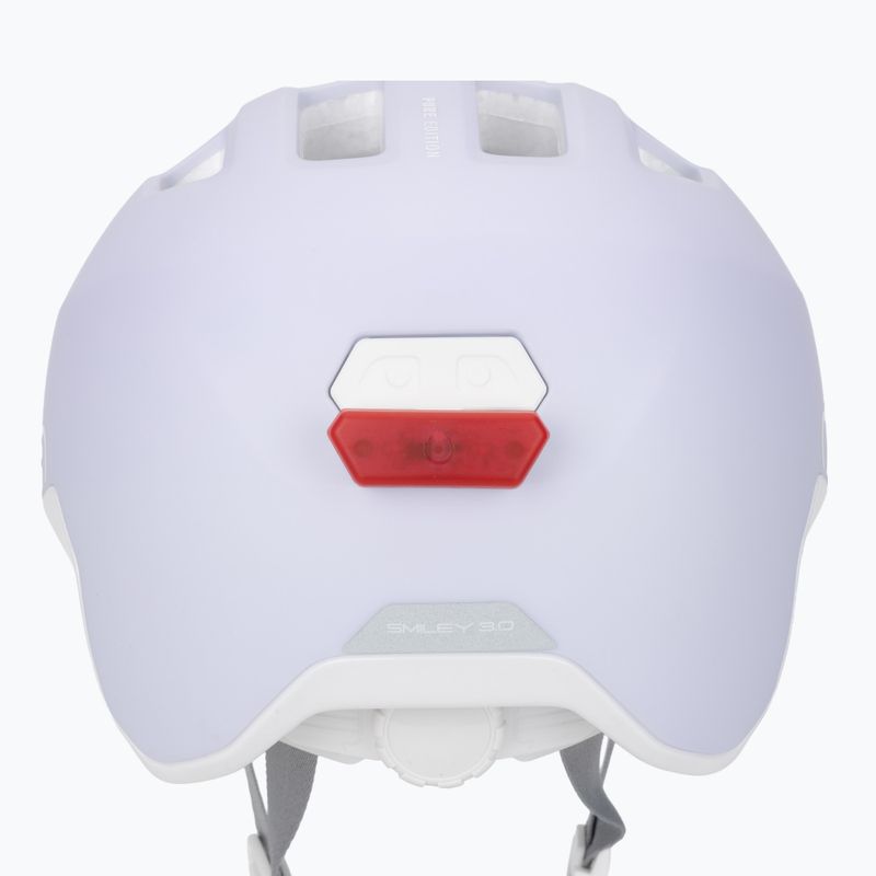 Kask rowerowy dziecięcy ABUS Smiley 3.0 ACE LED pure lavender 9