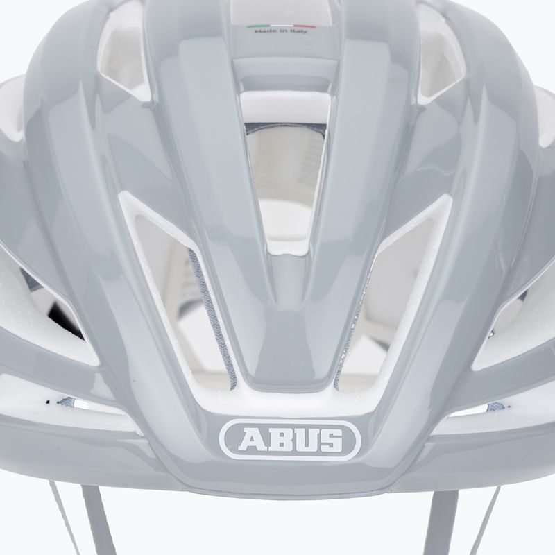 Kask rowerowy ABUS StormChaser Ace pure grey 7