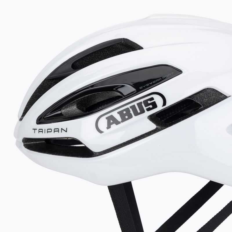 Kask rowerowy ABUS Taipan shiny white 7
