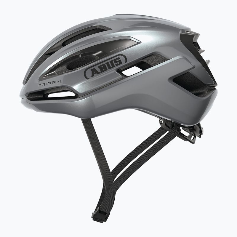 Kask rowerowy ABUS Taipan graphite silver 2