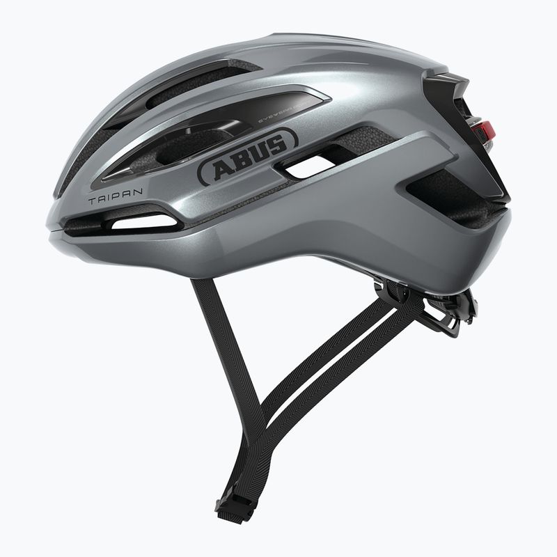 Kask rowerowy ABUS Taipan LED graphite silver 2