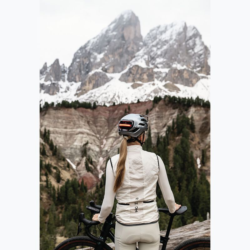 Kask rowerowy ABUS Taipan LED graphite silver 9