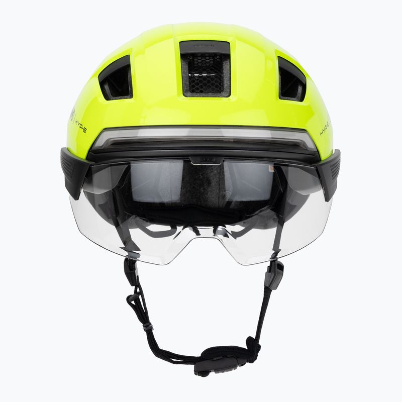 Kask rowerowy z kierunkowskazami ABUS Hyp-e Ace signal yellow 2