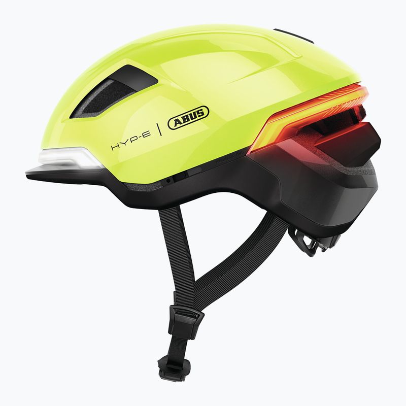 Kask rowerowy z kierunkowskazami ABUS Hyp-E signal yellow 2