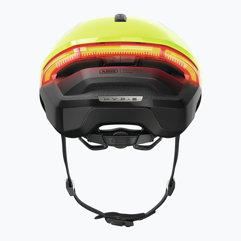 Kask rowerowy z kierunkowskazami ABUS Hyp-E signal yellow 6