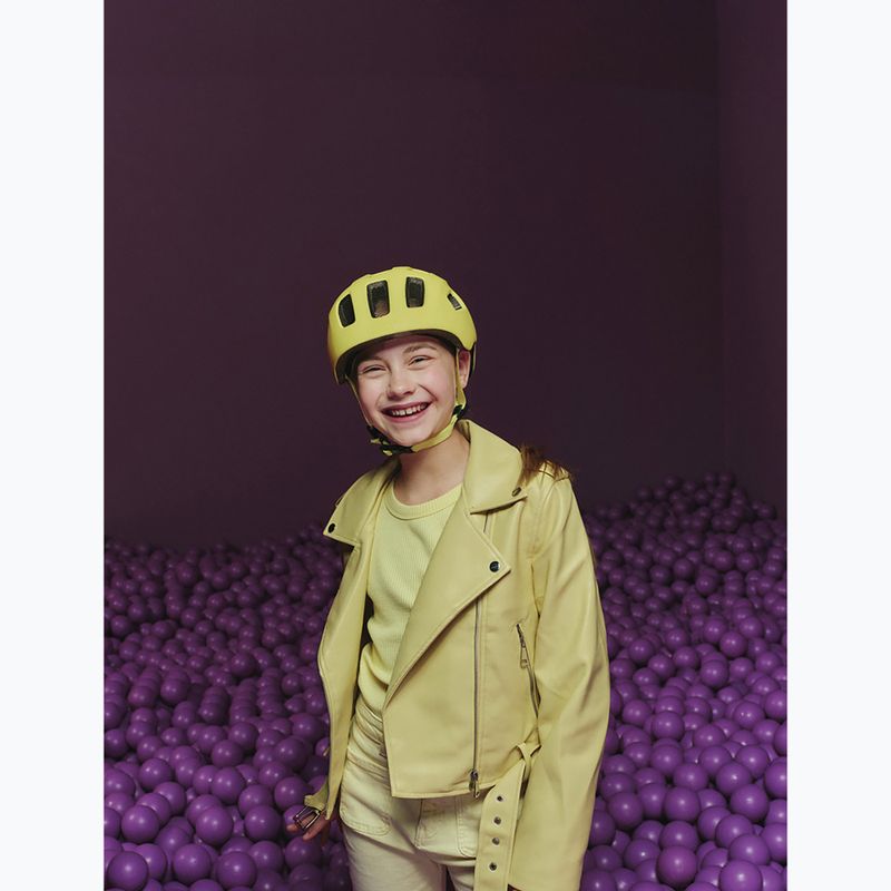 Kask rowerowy dziecięcy ABUS Youn-I 2.0 mono yellow 7