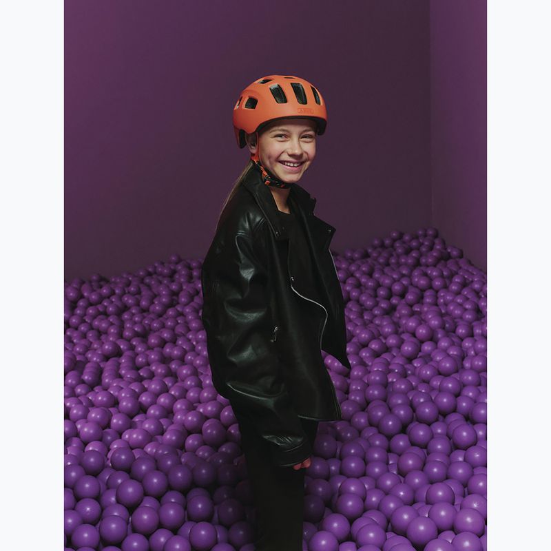 Kask rowerowy dziecięcy ABUS Youn-I 2.0 mono orange 7
