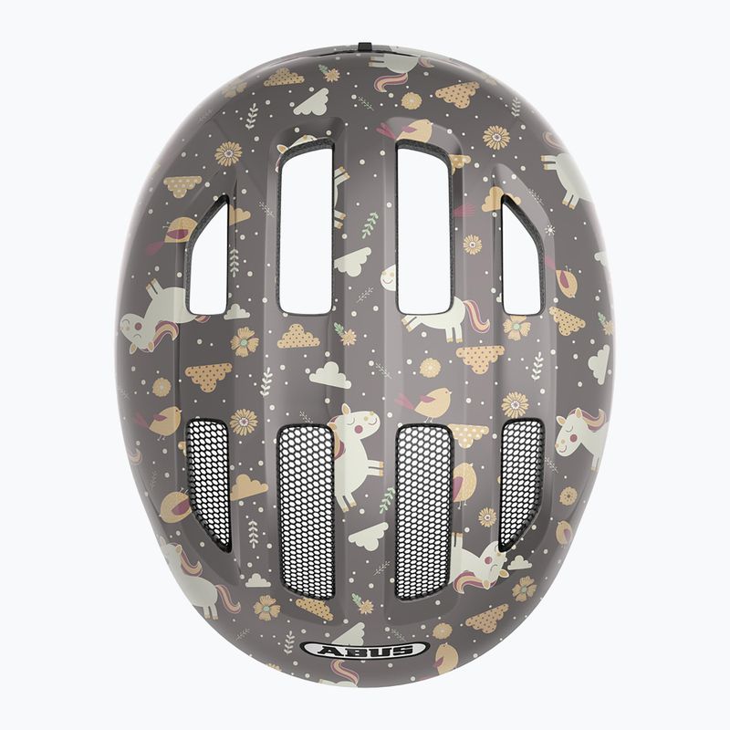 Kask rowerowy dziecięcy ABUS Smiley 3.0 grey horse 4