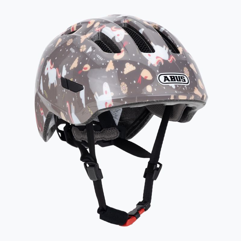 Kask rowerowy dziecięcy ABUS Smiley 3.0 grey horse