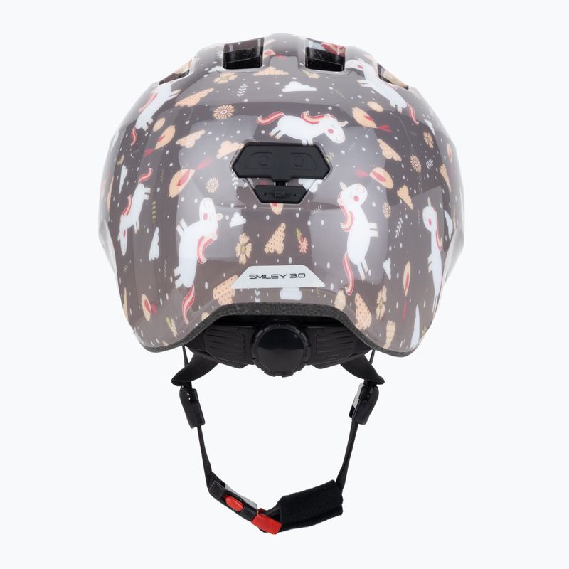 Kask rowerowy dziecięcy ABUS Smiley 3.0 grey horse 4
